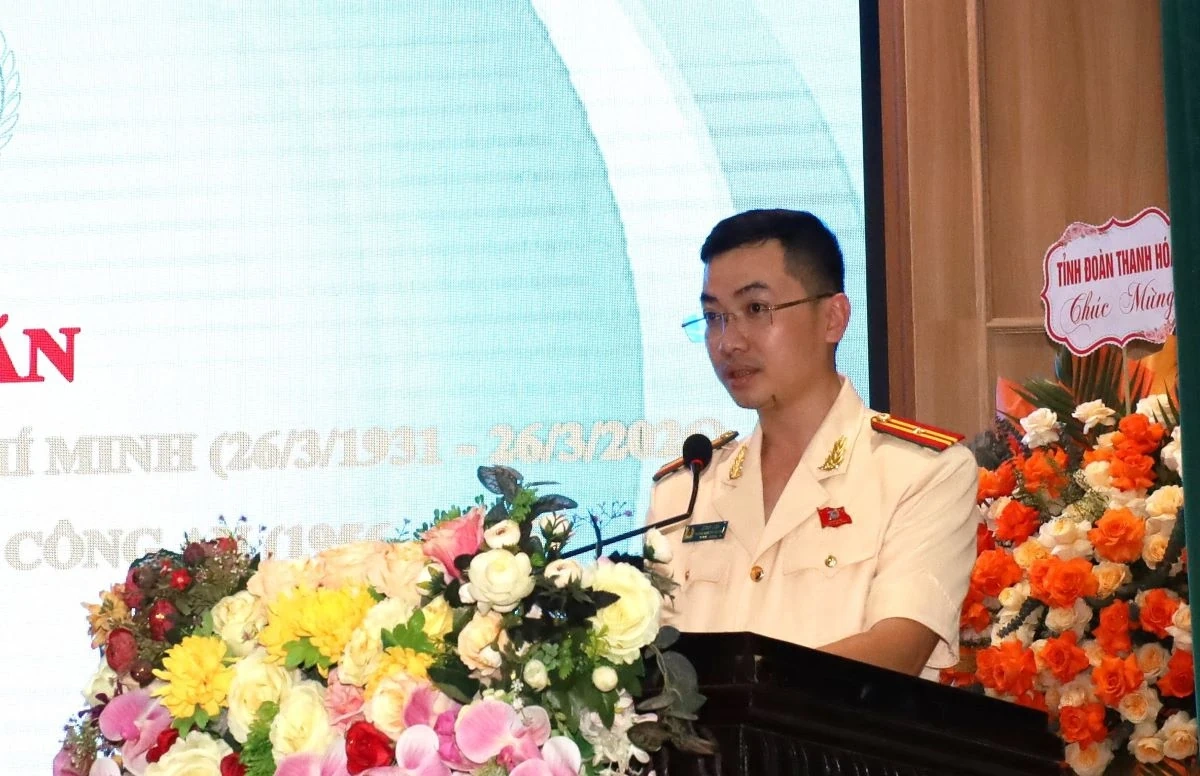 Tuổi trẻ Công an Thanh Hóa phải là lực lượng đi đầu trên mọi mặt trận công tác