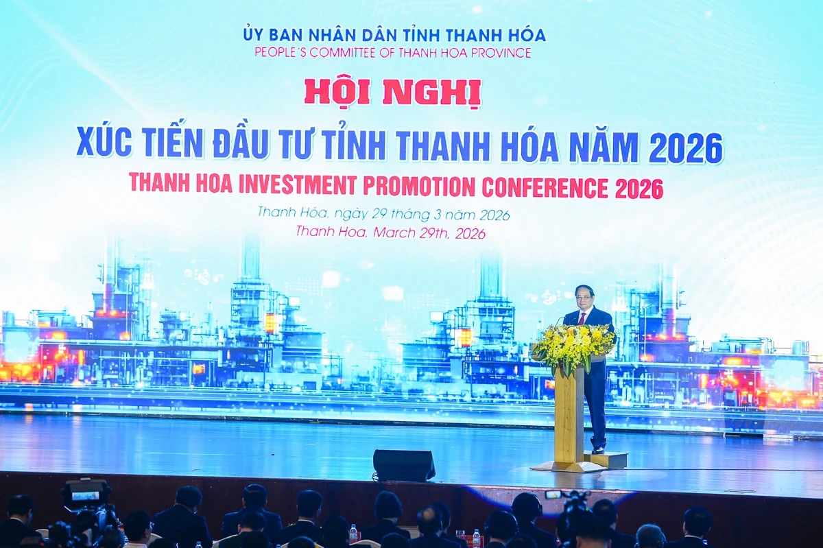 Thủ tướng Phạm Minh Chính dự Hội nghị xúc tiến đầu tư tỉnh Thanh Hóa