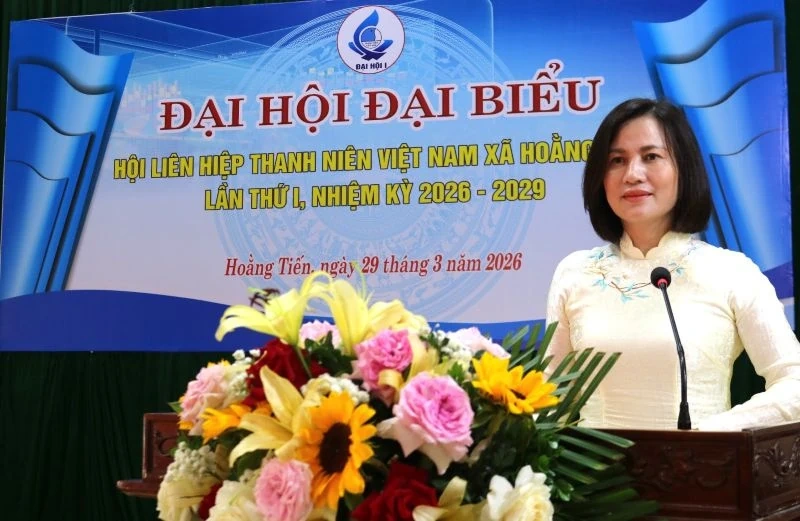 Đại hội đại biểu Hội Liên hiệp Thanh niên Việt Nam xã Hoằng Tiến lần thứ I thành công tốt đẹp