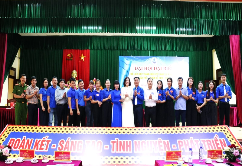 Đại hội đại biểu Hội Liên hiệp Thanh niên Việt Nam xã Hoằng Tiến lần thứ I thành công tốt đẹp