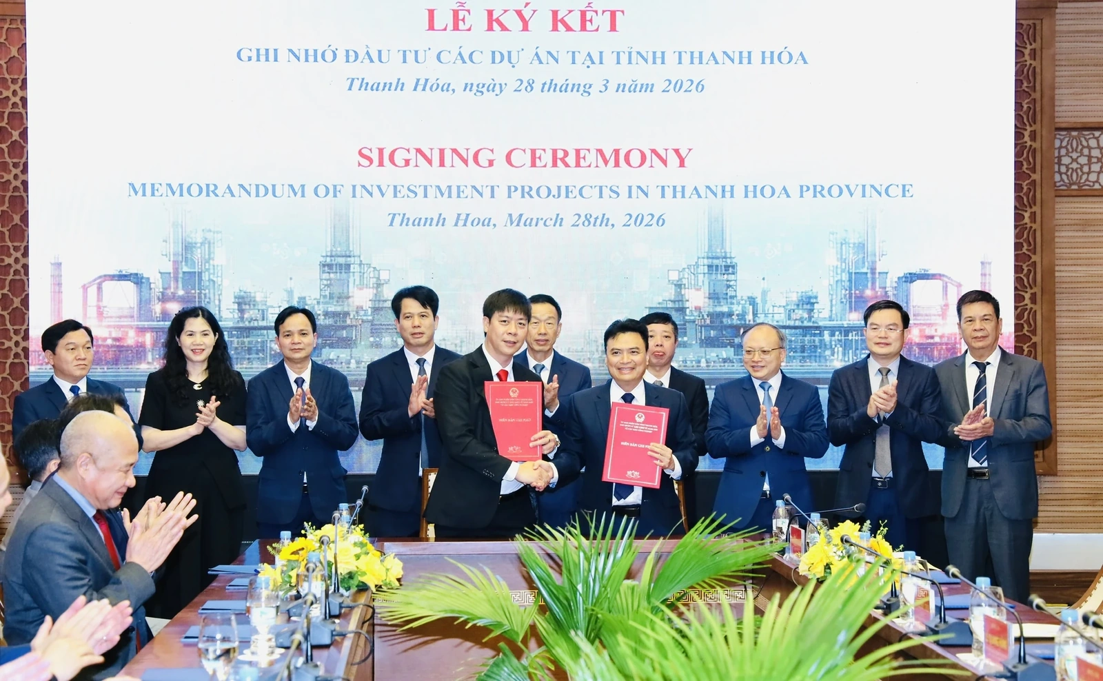 Ký kết ghi nhớ đầu tư 14 dự án tại Thanh Hóa với tổng vốn gần 73.000 tỷ đồng