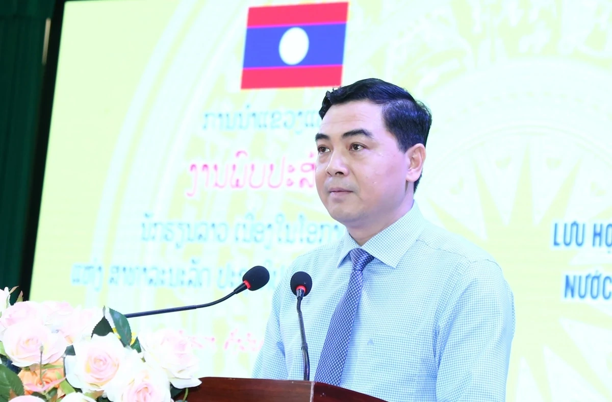 Gặp mặt lưu học sinh Lào nhân dịp Tết cổ truyền Bunpimay năm 2026