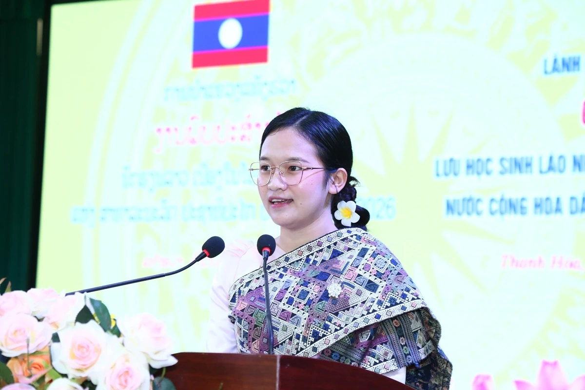Gặp mặt lưu học sinh Lào nhân dịp Tết cổ truyền Bunpimay năm 2026