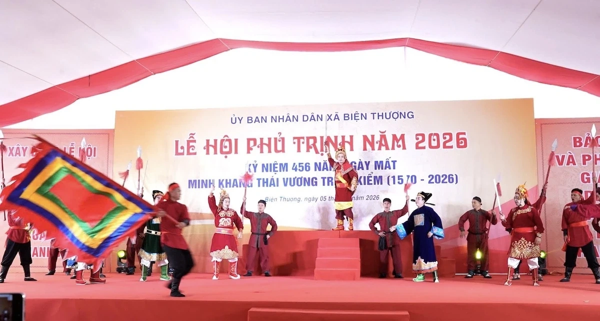 Khai mạc Lễ hội Phủ Trịnh năm 2026, kỷ niệm 456 năm ngày mất Minh Khang Thái vương Trịnh Kiểm