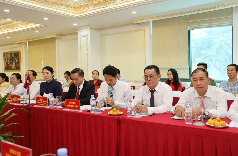 Tăng cường hợp tác giữa Hội CTĐ tỉnh Thanh Hóa và Hội CTĐ tỉnh Hủa Phăn (nước CHDCND Lào)