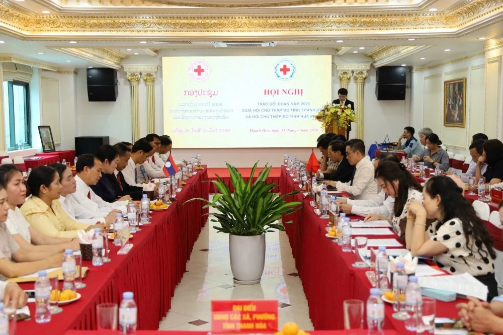 Tăng cường hợp tác giữa Hội CTĐ tỉnh Thanh Hóa và Hội CTĐ tỉnh Hủa Phăn (nước CHDCND Lào)