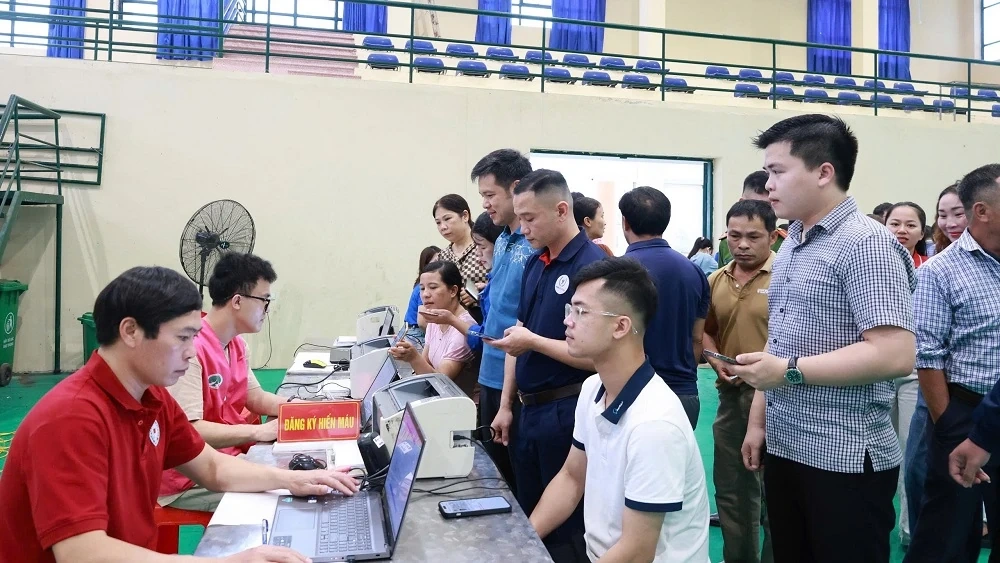 Xã Thiệu Hóa tổ chức Ngày hội hiến máu tình nguyện năm 2026