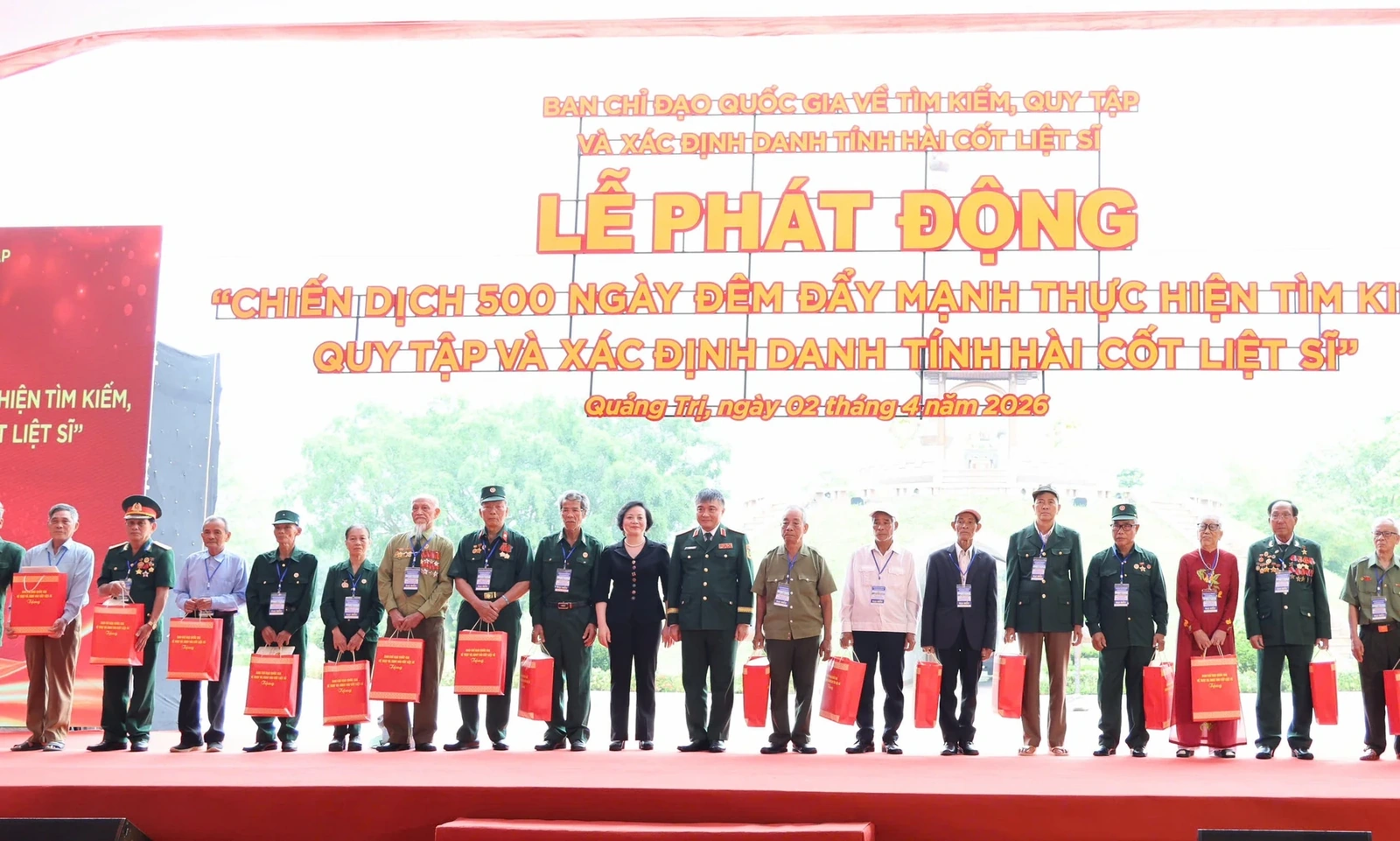 Phó Thủ tướng Phạm Thị Thanh Trà phát động Chiến dịch 500 ngày đêm tìm kiếm, quy tập và xác định danh tính hài cốt liệt sĩ