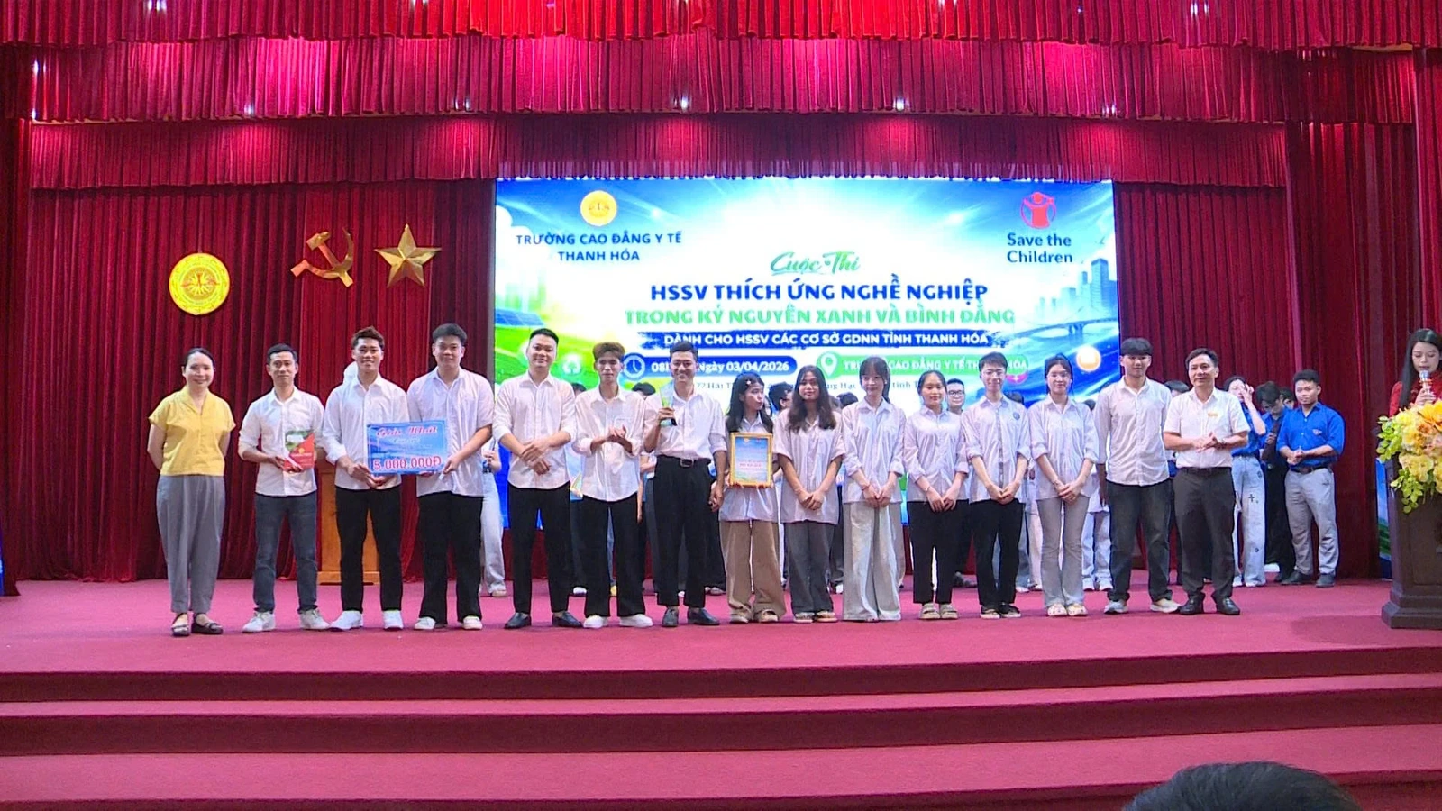 Sôi nổi hội thi “HSSV thích ứng nghề nghiệp trong kỷ nguyên xanh và bình đẳng”