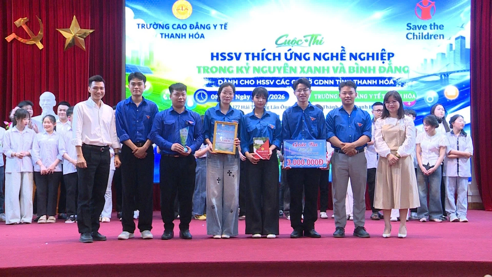 Sôi nổi hội thi “HSSV thích ứng nghề nghiệp trong kỷ nguyên xanh và bình đẳng”