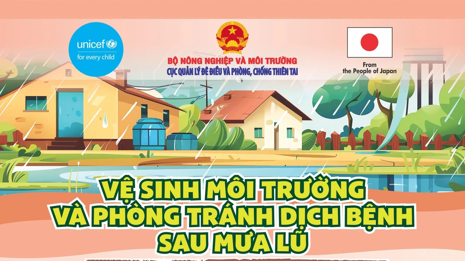 [Infographics] Vệ sinh môi trường và phòng tránh dịch bệnh sau mưa lũ