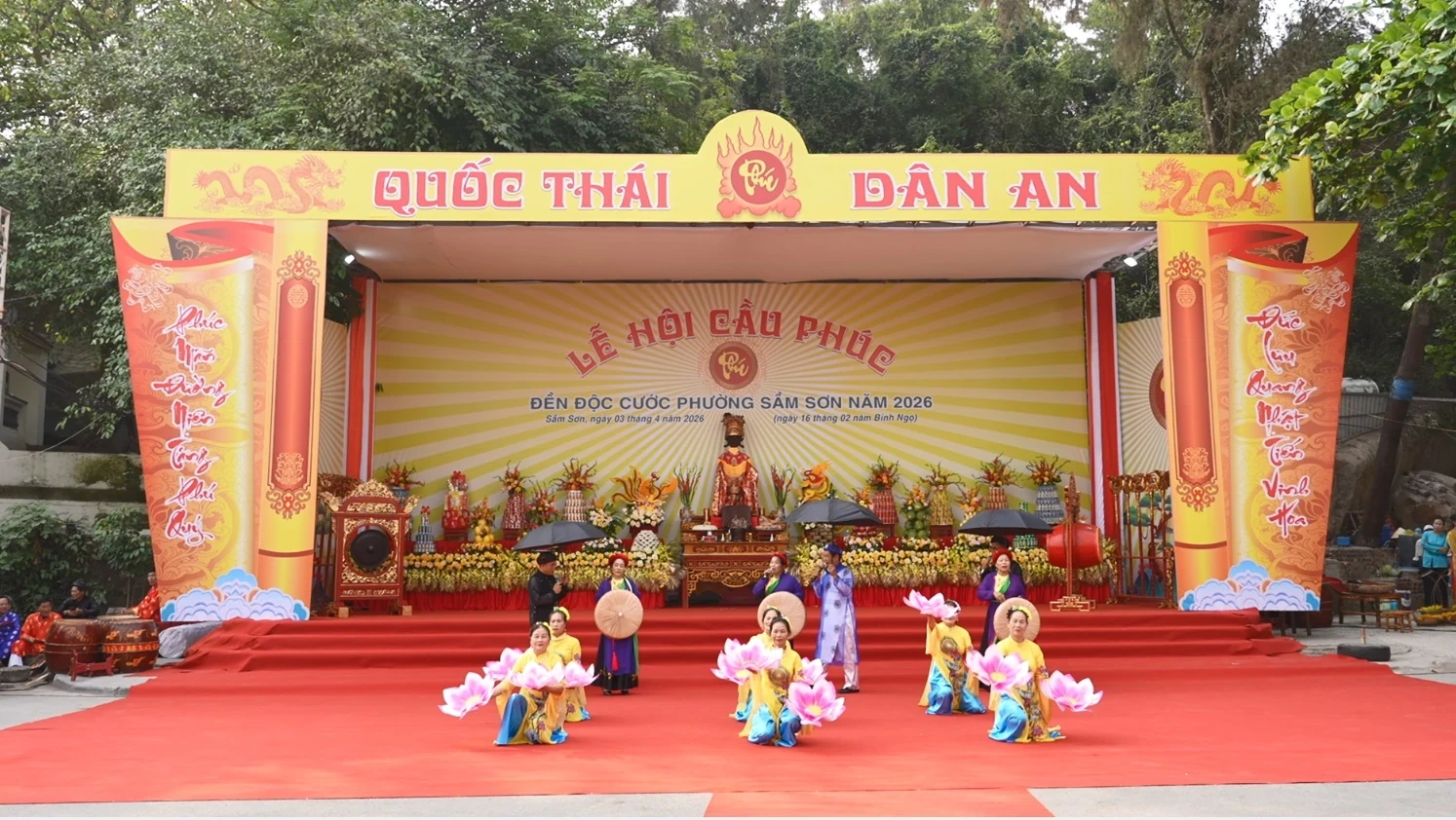 Đặc sắc lễ hội Cầu phúc Đền Độc Cước năm 2026