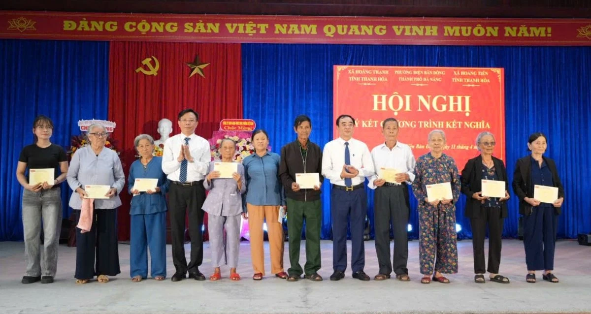 Xã Hoằng Tiến, Hoằng Thanh kết nghĩa với phường Điện Bàn Đông (Đà Nẵng)