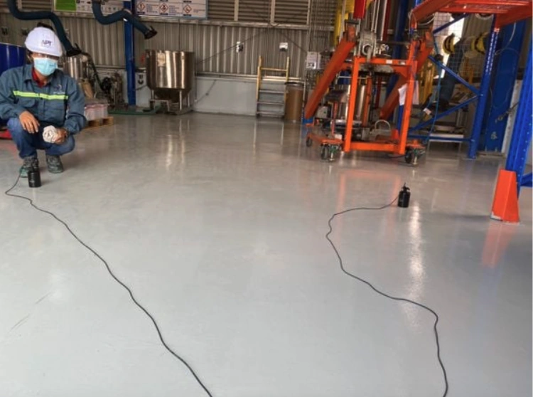 Thi công sơn epoxy sàn công nghiệp tại Hà Nội, TPHCM
