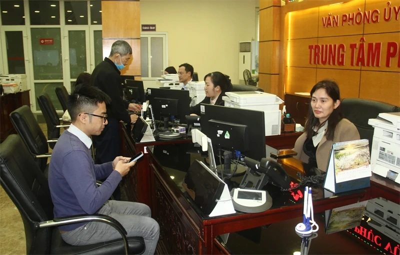 Đi đầu trong giải quyết thủ tục hành chính