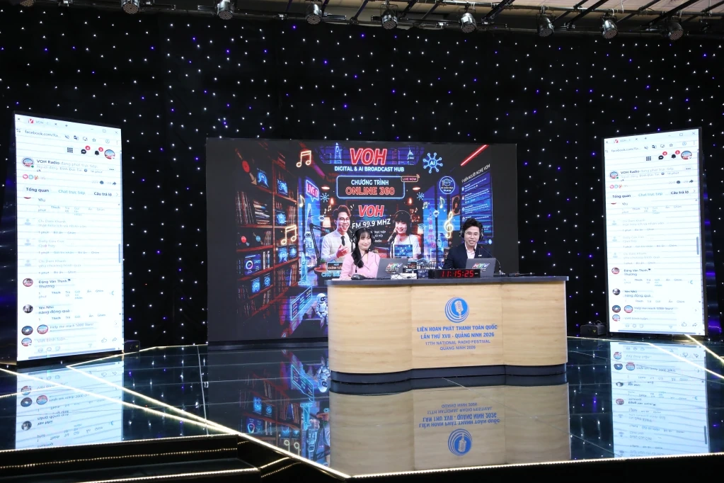 Sôi nổi ngày thi thứ hai nội dung phát thanh trực tiếp