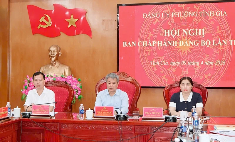 Phường Tĩnh Gia triển khai nhiệm vụ quý II năm 2026