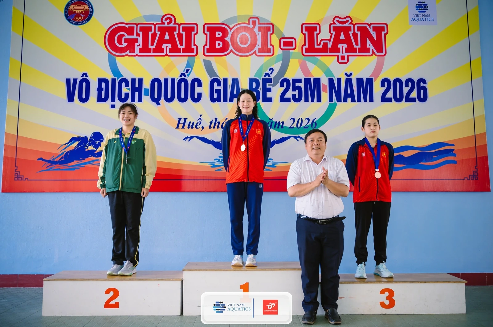 Thanh Hóa khởi đầu năm 2026 ấn tượng tại giải bơi VĐQG bể 25m