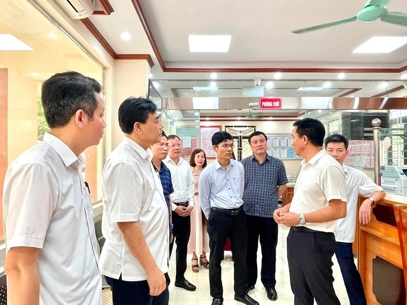 Giám sát thực hiện Nghị quyết số 57 của Bộ Chính trị tại xã Sao Vàng