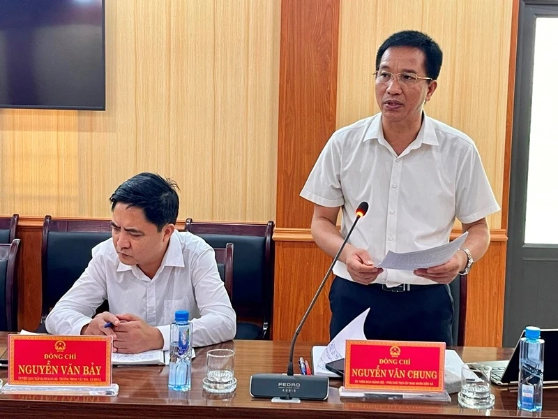 Giám sát thực hiện Nghị quyết số 57 của Bộ Chính trị tại xã Sao Vàng