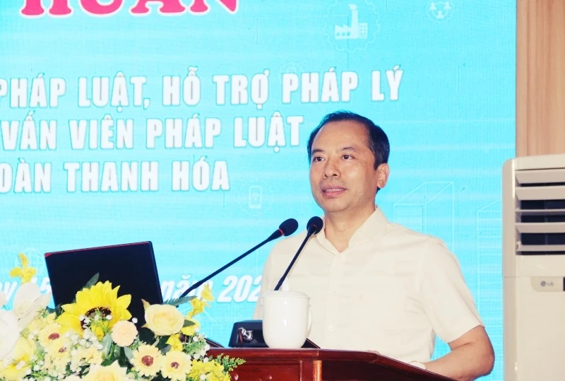 Tập huấn công tác tư vấn pháp luật, hỗ trợ pháp lý cho các tư vấn viên pháp luật công đoàn Thanh Hóa