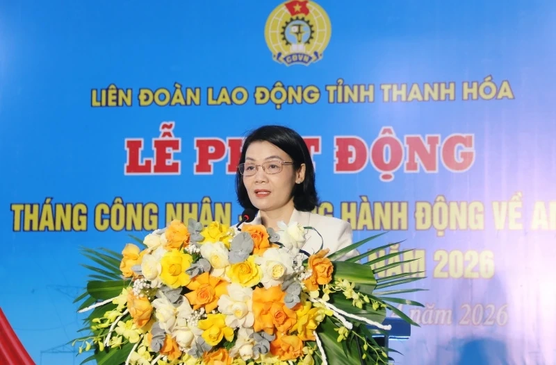 Phát động “Tháng Công nhân”, hưởng ứng “Tháng hành động về an toàn vệ sinh lao động” năm 2026