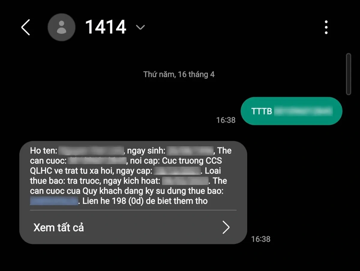 Cách kiểm tra số điện thoại đã xác thực hay chưa