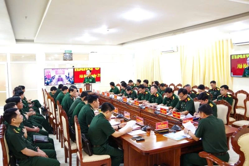 Hội nghị rút kinh nghiệm nhiệm vụ huấn luyện; xây dựng chính quy, quản lý kỷ luật quý I/2026