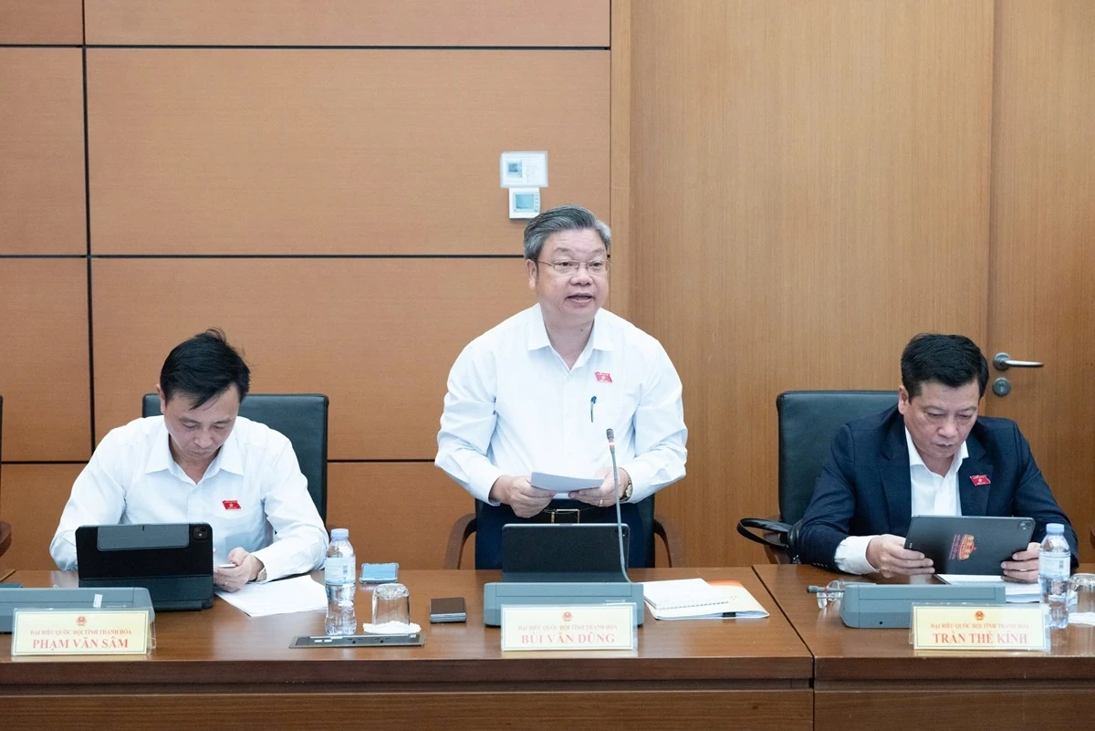 Đoàn ĐBQH Thanh Hóa tham gia góp ý vào dự thảo Nghị quyết của Quốc hội về một số cơ chế, chính sách đột phá phát triển văn hóa Việt Nam