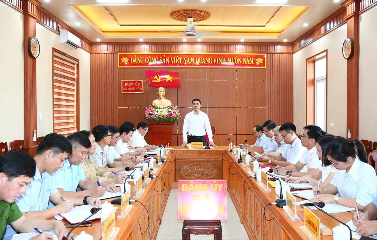 Phát huy hiệu quả tiềm năng, thế mạnh để Định Tân phát triển nhanh, bền vững