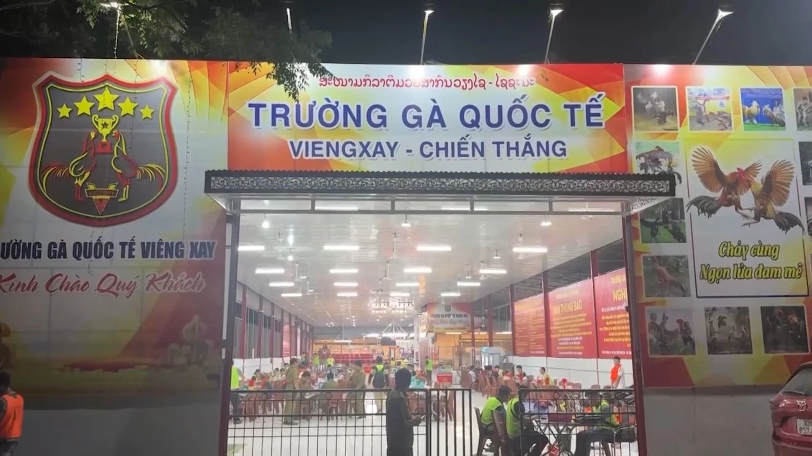 Triệt phá “trường gà quốc tế Viêng Xay”, khởi tố 196 bị can