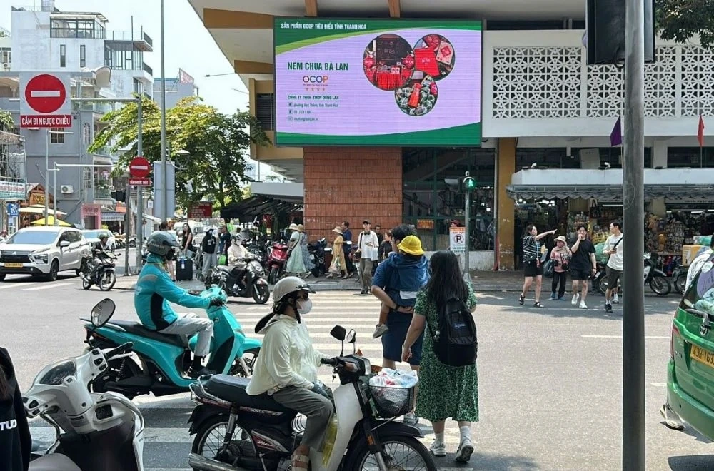 Tích hợp sản phẩm OCOP Thanh Hóa lên ứng dụng VNeID và quảng bá trên màn hình điện tử cỡ lớn ở khu vực công cộng trên cả nước