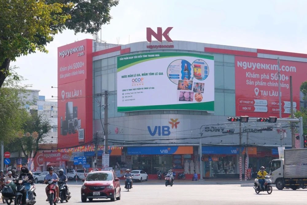 Tích hợp sản phẩm OCOP Thanh Hóa lên ứng dụng VNeID và quảng bá trên màn hình điện tử cỡ lớn ở khu vực công cộng trên cả nước