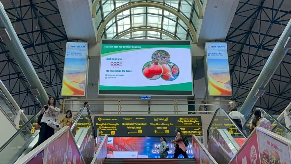 Tích hợp sản phẩm OCOP Thanh Hóa lên ứng dụng VNeID và quảng bá trên màn hình điện tử cỡ lớn ở khu vực công cộng trên cả nước