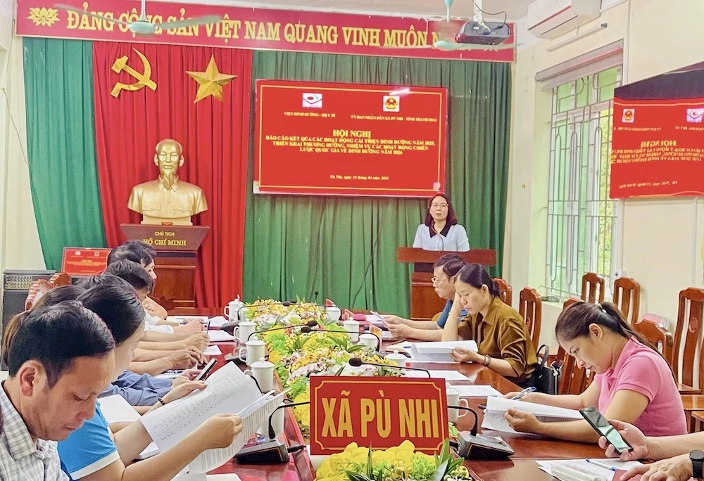 Giám sát, hỗ trợ thực hiện Chiến lược Quốc gia về Dinh dưỡng tại Thanh Hóa