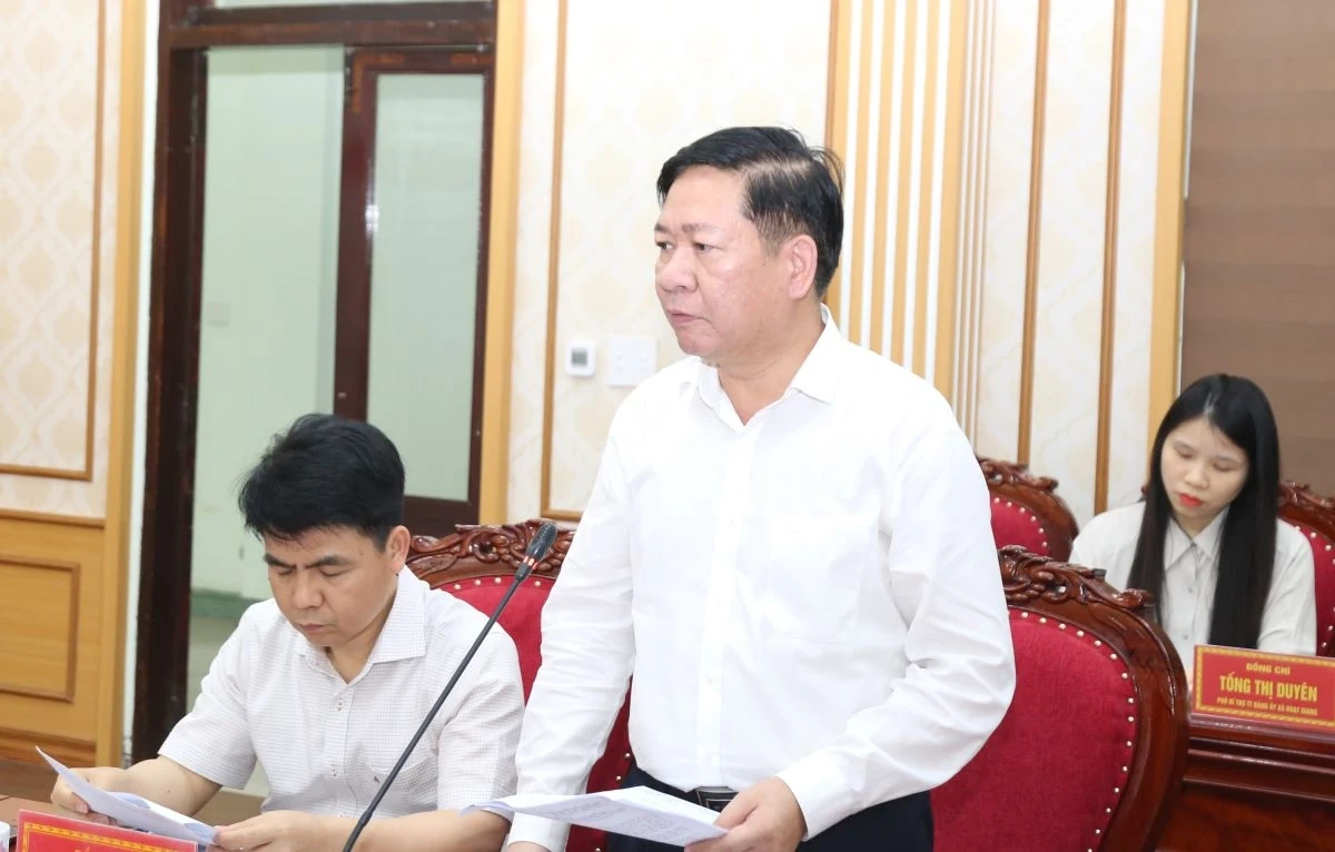 Chủ tịch UBND tỉnh Nguyễn Hoài Anh kiểm tra tiến độ một số dự án đầu tư và làm việc với các xã, phường thuộc thị xã Bỉm Sơn và huyện Hà Trung cũ