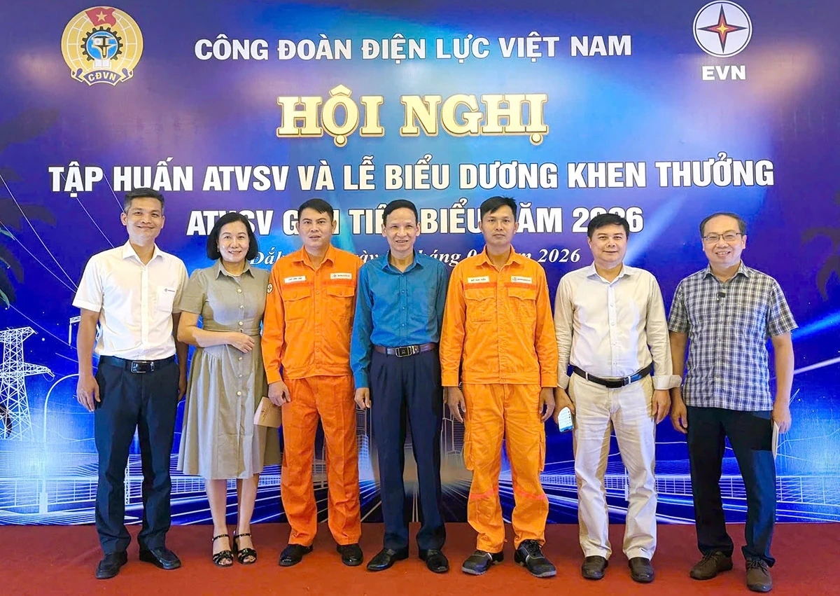 Gương sáng ATVSV Công ty Nhiệt điện Nghi Sơn được EVN vinh danh năm 2026