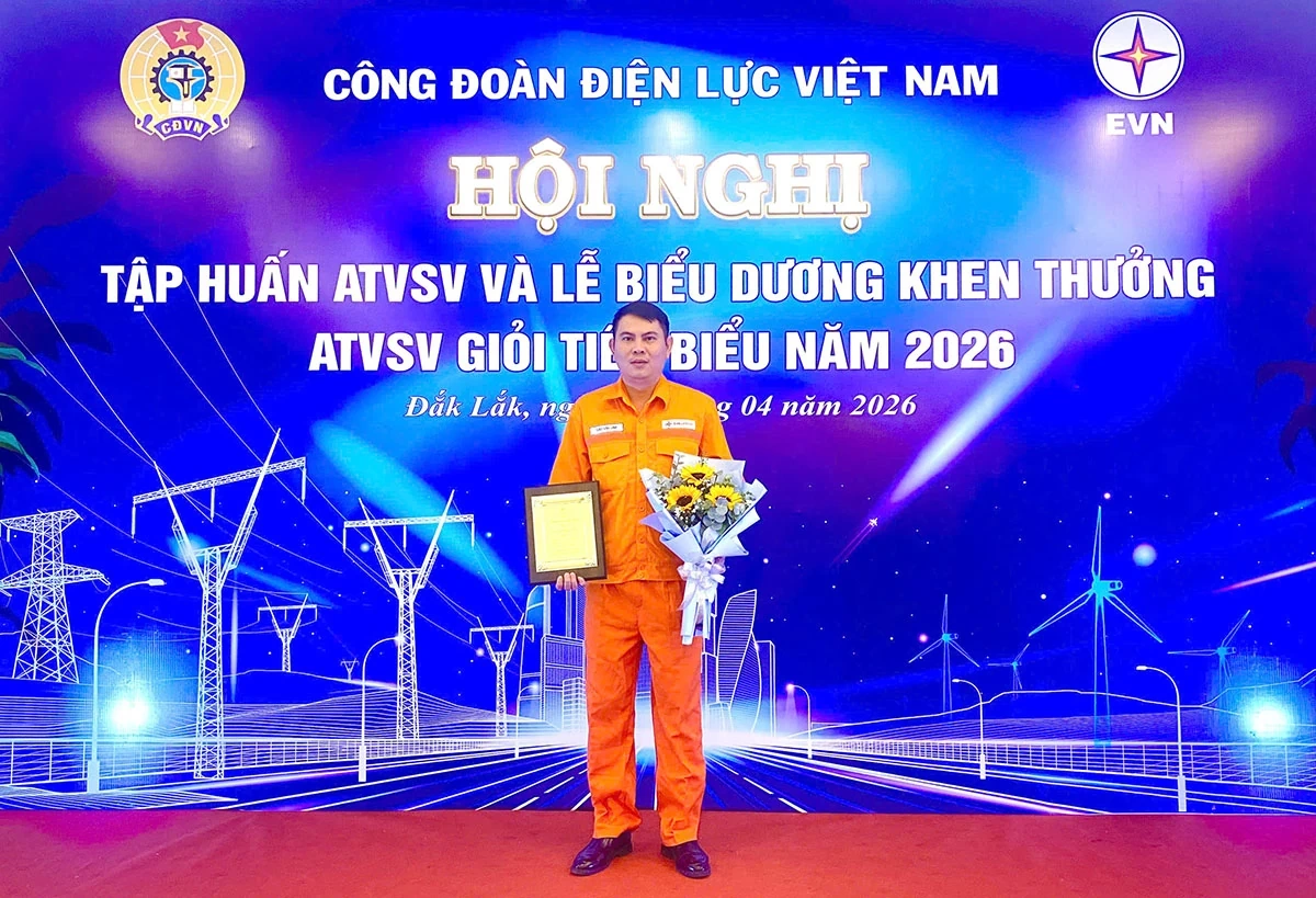 Gương sáng ATVSV Công ty Nhiệt điện Nghi Sơn được EVN vinh danh năm 2026