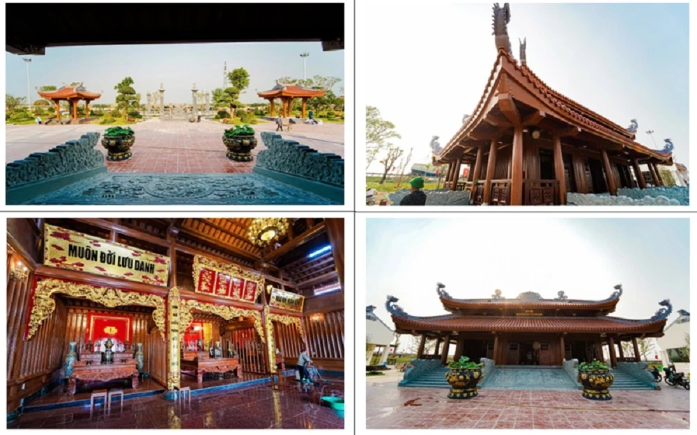 Chiếc thuyền đầu tiên trong chiến dịch vận tải Hồ Chí Minh trên biển được phục dựng bên di tích lịch sử Bến phà Gianh