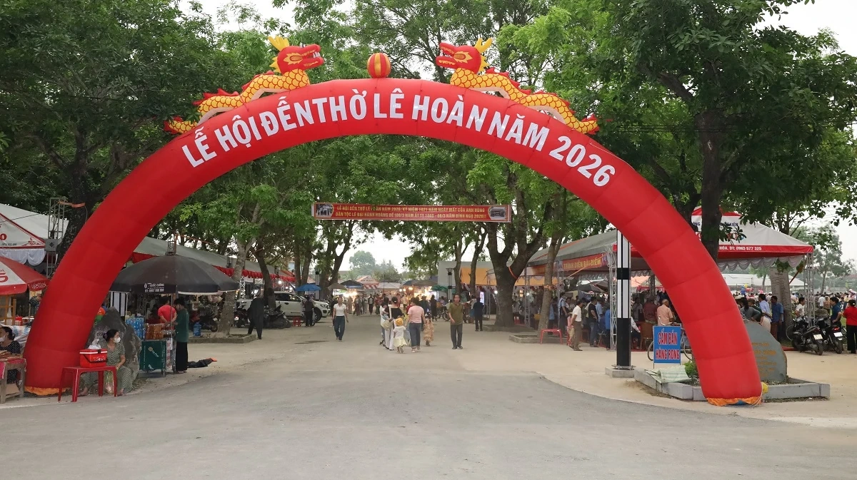 Nhiều sản phẩm OCOP hội tụ tại lễ hội Đền thờ Lê Hoàn