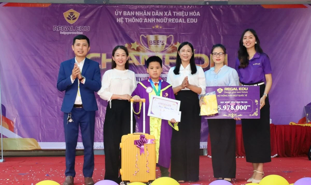 Sôi nổi chung kết cuộc thi Olympic Tiếng Anh dành cho học sinh tiểu học xã Thiệu Hóa