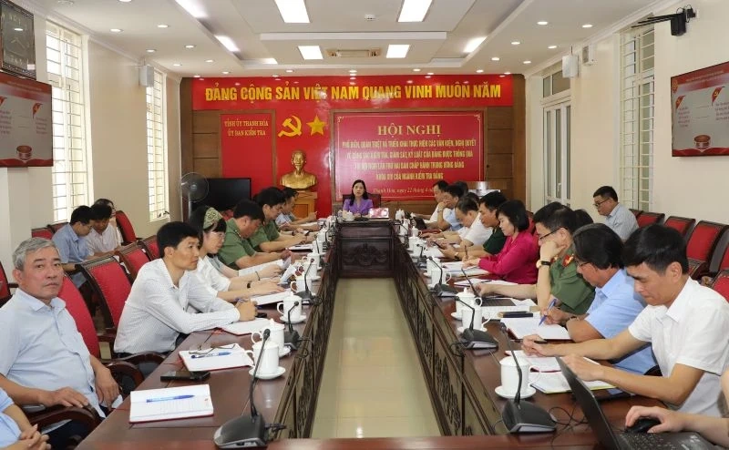 Quán triệt, triển khai các văn kiện, nghị quyết về công tác kiểm tra, giám sát, kỷ luật của Đảng