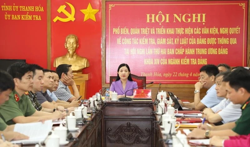 Quán triệt, triển khai các văn kiện, nghị quyết về công tác kiểm tra, giám sát, kỷ luật của Đảng