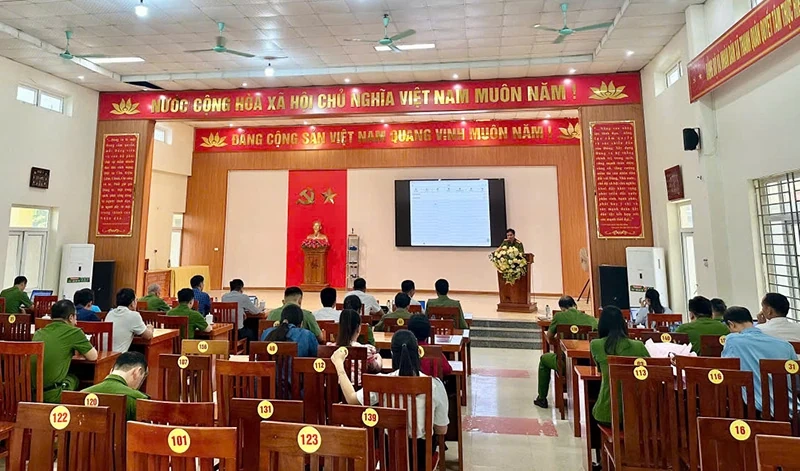 Xã Thanh Quân ra mắt mô hình tự quản về an ninh, trật tự