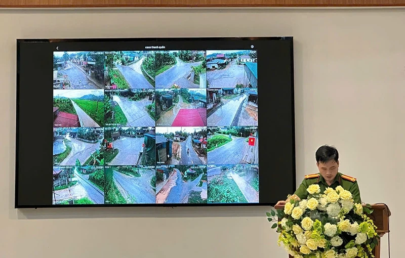 Xã Thanh Quân ra mắt mô hình tự quản về an ninh, trật tự