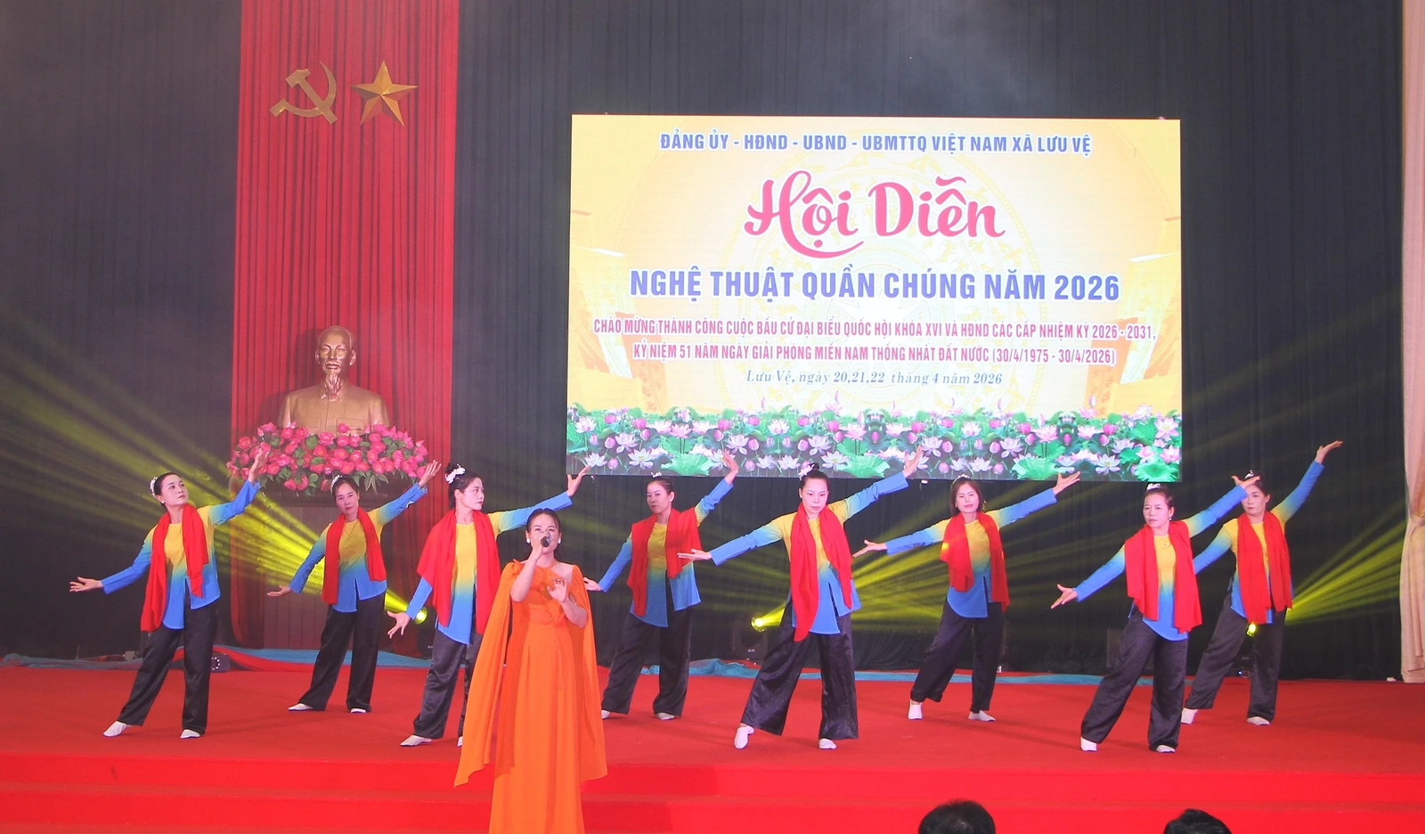 Chung kết hội diễn văn nghệ quần chúng xã Lưu Vệ