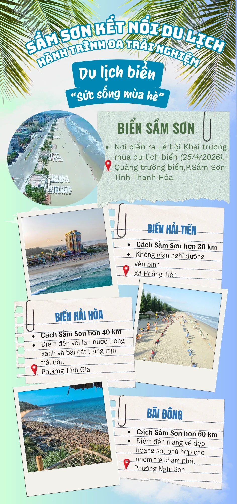 Sầm Sơn kết nối du lịch - Hành trình đa trải nghiệm