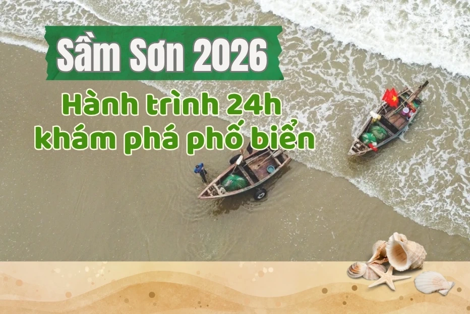 Sầm Sơn 2026: Hành trình 24 giờ khám phá phố biển