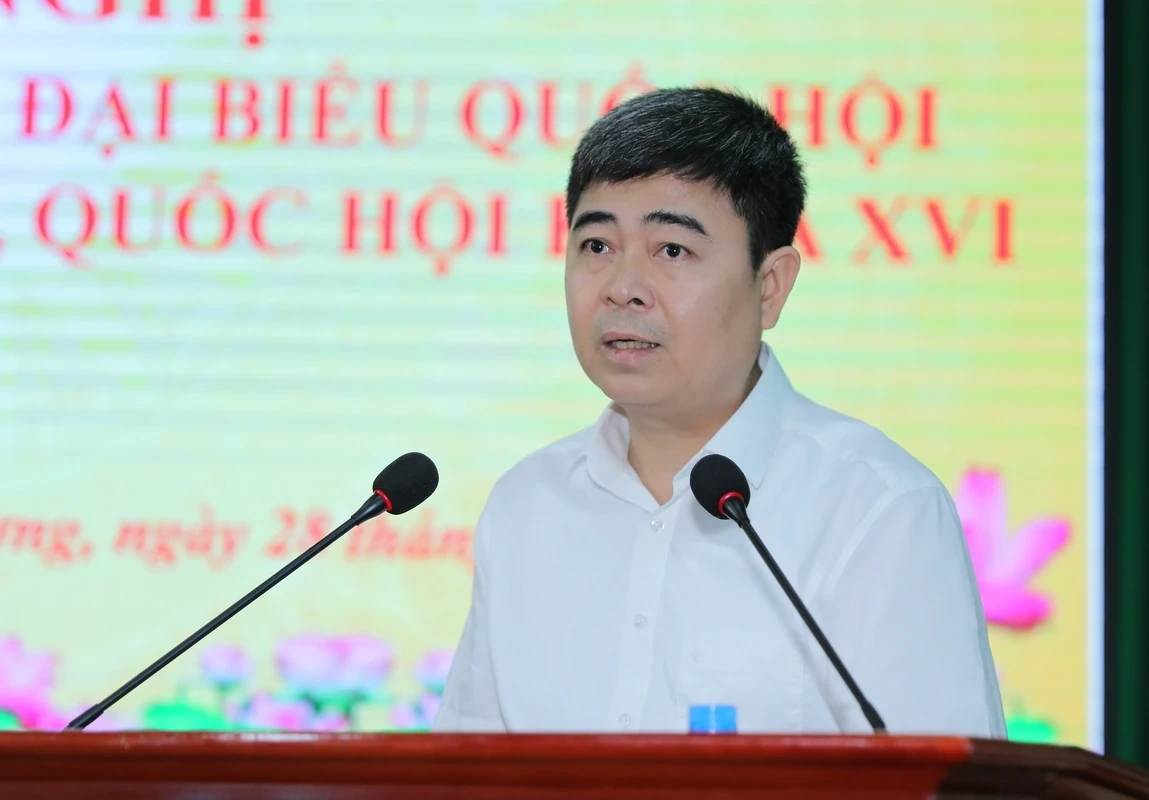 Bí thư Tỉnh ủy, Trưởng Đoàn ĐBQH tỉnh Lê Đức Thái tiếp xúc cử tri xã Biện Thượng: Cam kết luôn gần dân, sát dân, lắng nghe nguyện vọng của cử tri