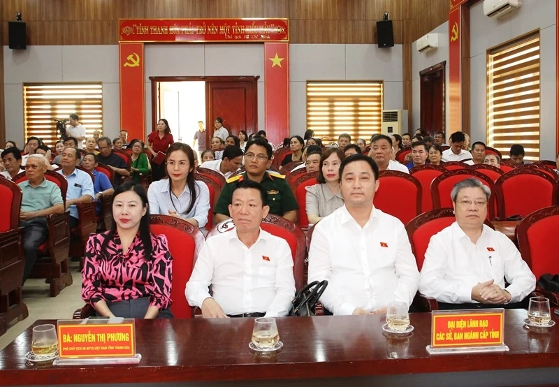 Đại biểu Quốc hội tiếp xúc cử tri phường Quang Trung sau kỳ họp thứ nhất, Quốc hội khóa XVI